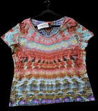 2XLarge Ladies Short Sleeve Vneck Tshirt