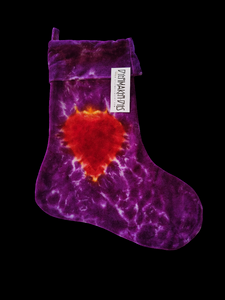 Velour Christmas Stocking