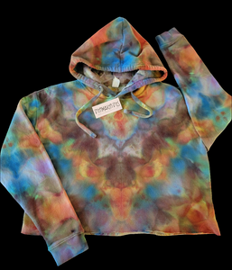 Small Ladies Crop Top Hoodie