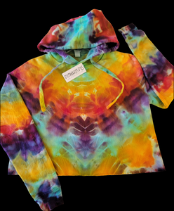 X Small Ladies Crop Top Hoodie