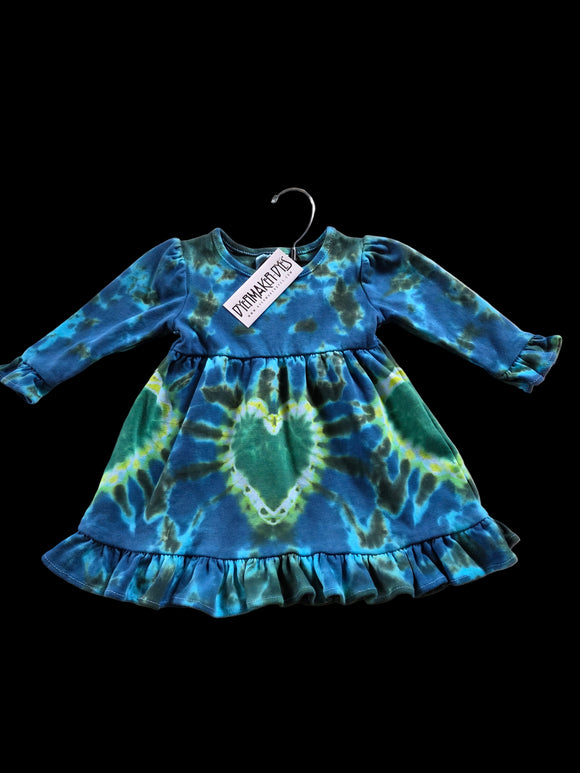 12 month toddler Heart dress
